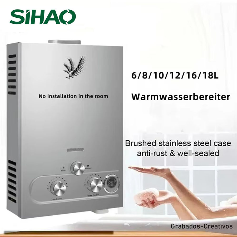 Aquecedor de Água a Gás GLP 6L - Home Cooking Gas avaliação e preço
