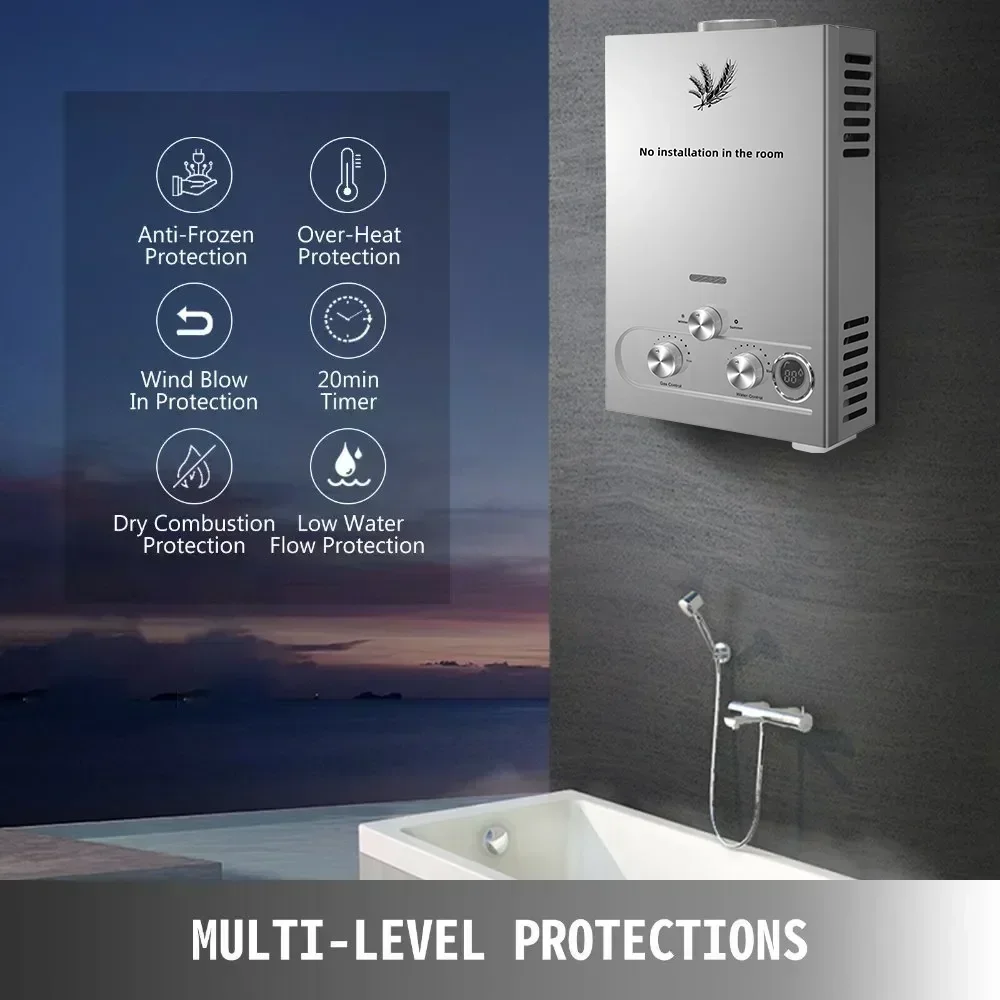 Aquecedor de Água a Gás GLP 6L - Home Cooking Gas avaliação e preço